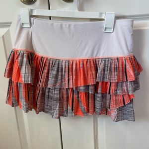 Lucky in Love tennis skirt. Part of a matching set.